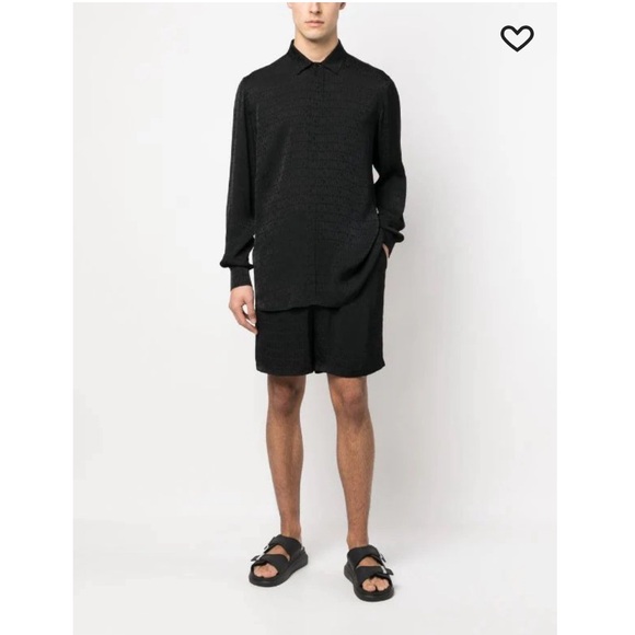 Moschino Couture All Over Embroidered Logo Buttondown - Picture 9 of 9